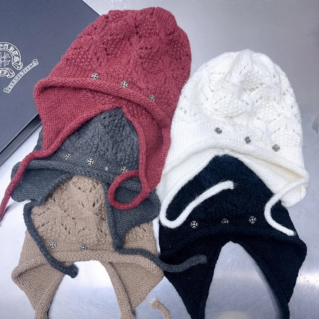 Croix heart thunder hat knitted hat